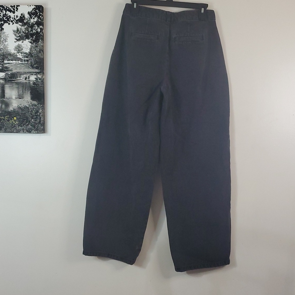 BDG Baggy Balloon Leg Pleated Jeans Size 25 Womens Washed Black - Picture 8 of 15